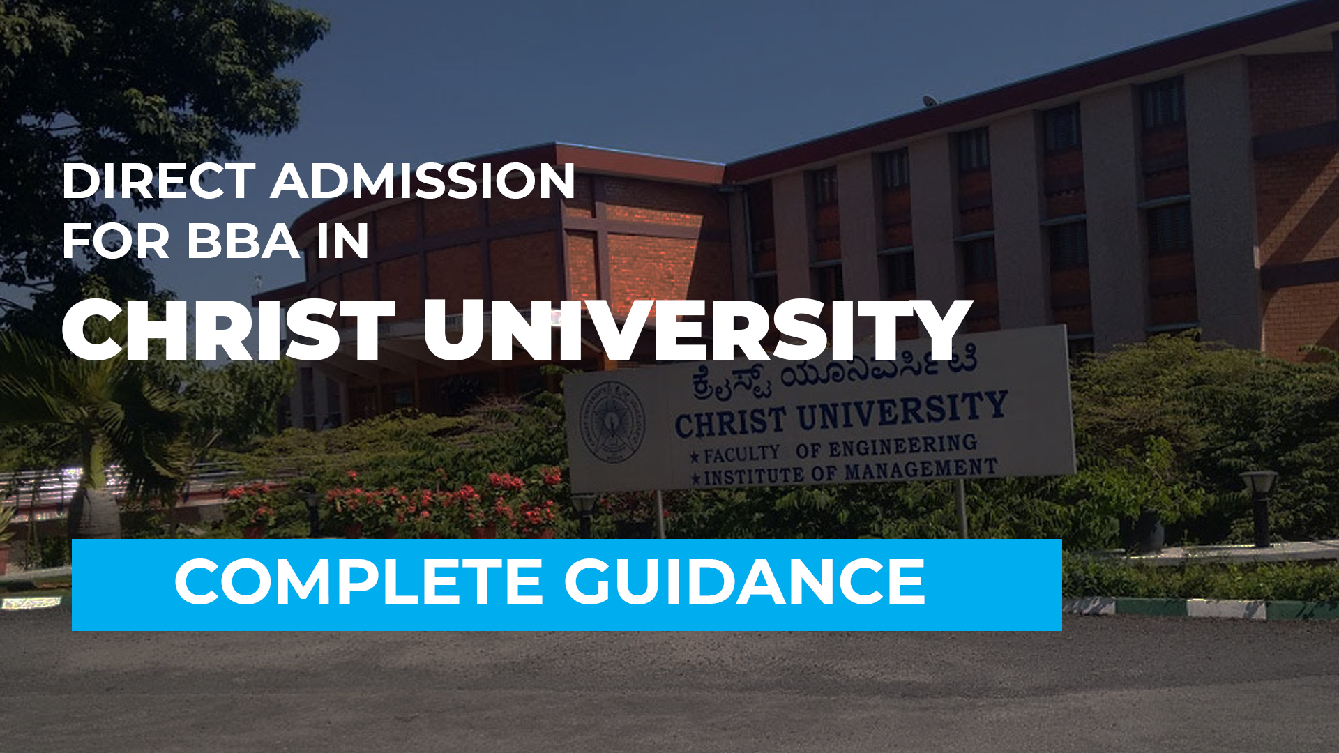 Direct admission in Christ University in BBA