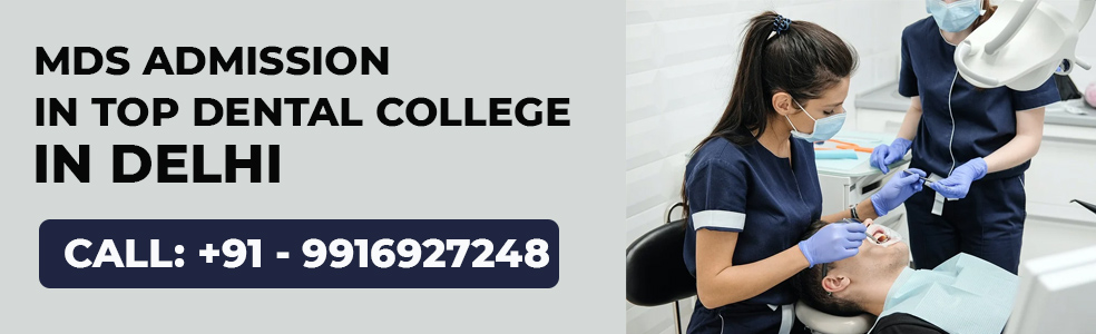 MDS Admission in Delhi Contact Banner