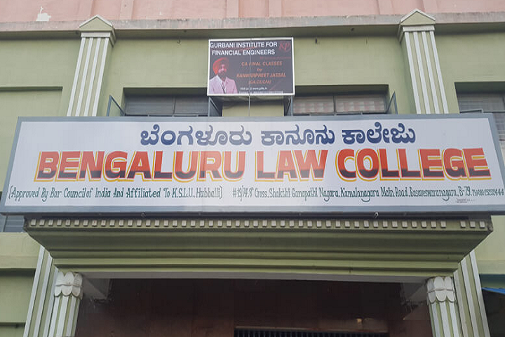 Bangalore Law College Admissions