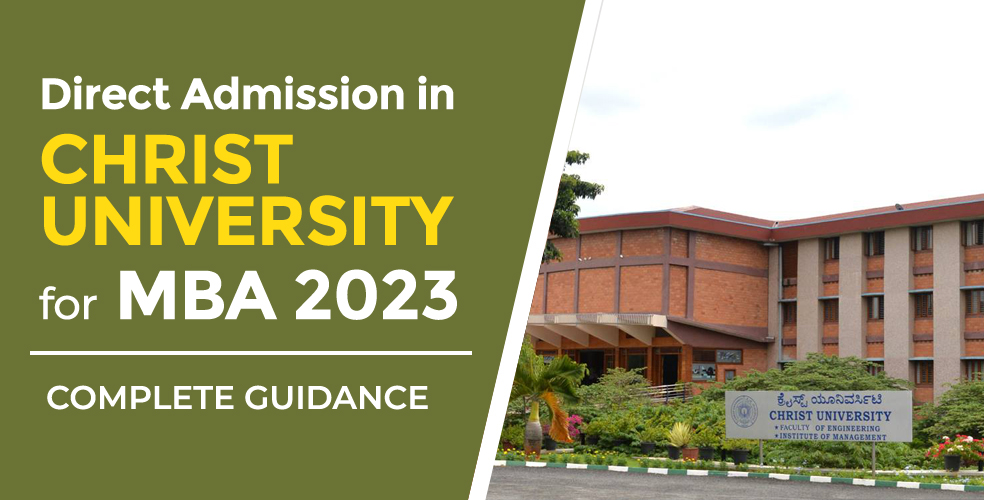 Direct Admission in Christ University MBA with Complete Guidance