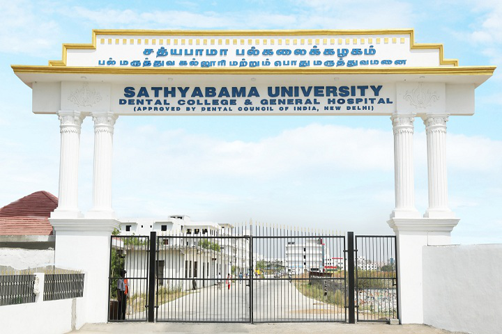 Sathyabama University Dental College Chennai