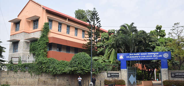 St Joseph College of Law Bangalore Admissions